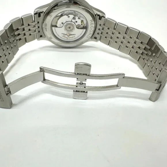 LONGINES L2.820.4.11.6 record chronometer Automatic date Wristwatch - Picture 6 of 15